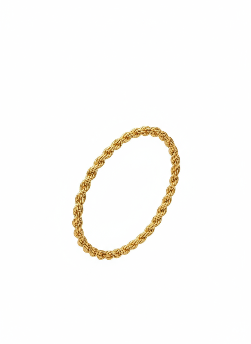 Rope style bangle