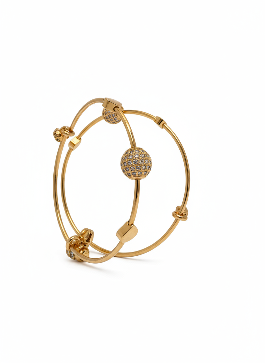 Daily ear pair of bangles