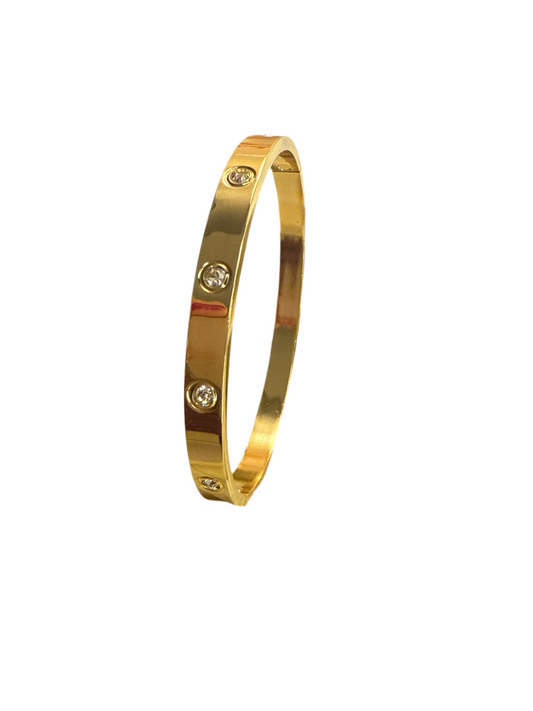 Cartier style bangle bracelet