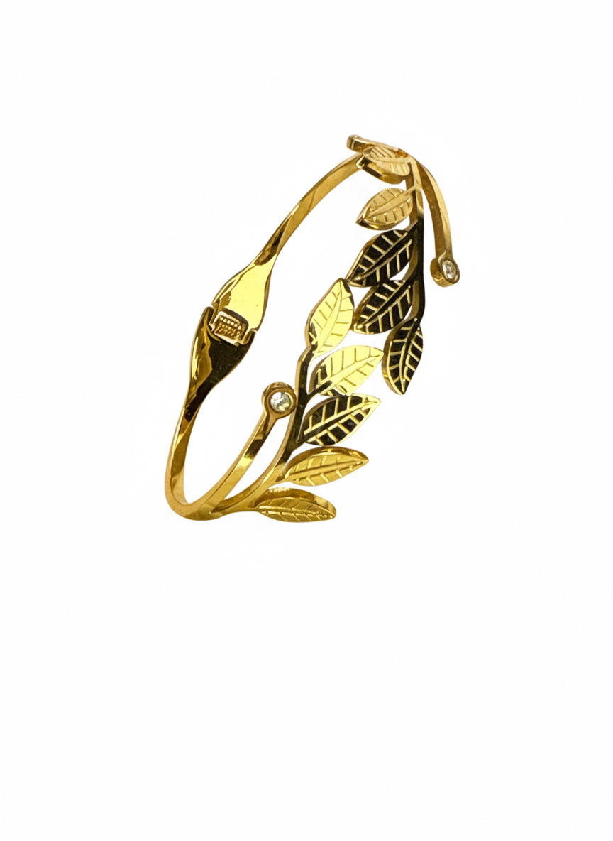 Large leaf bracelet
