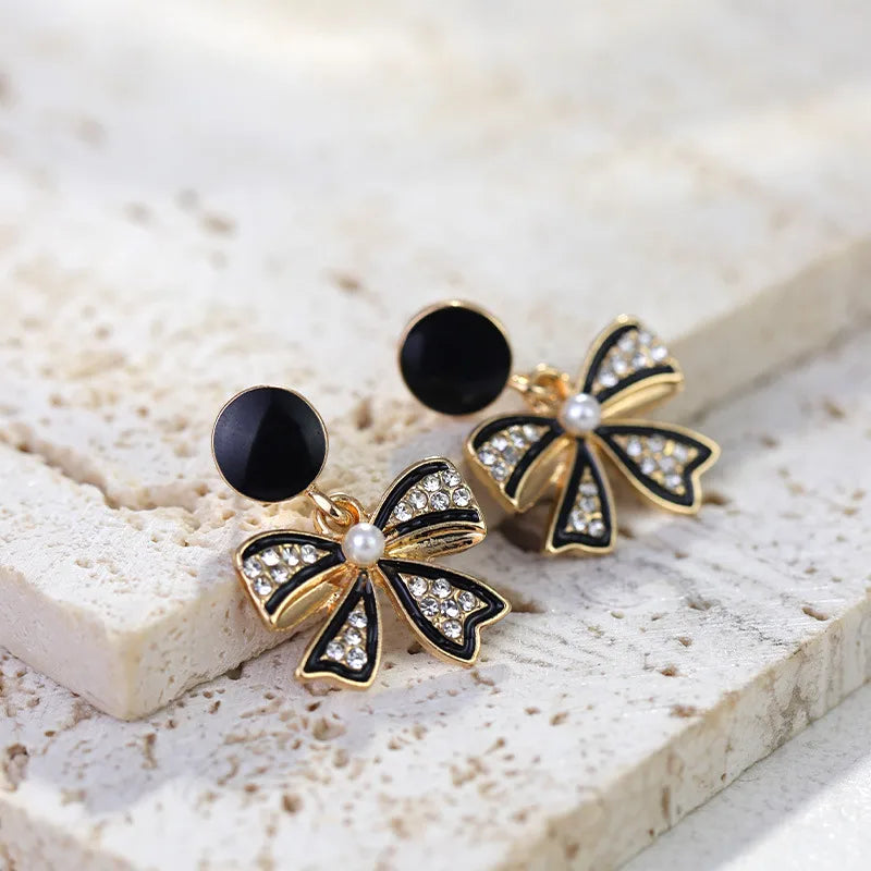 nlay Imitation Pearl Alloy Rhinestones Earrings Ocean Style Jewelry Geometric Earring Dating Essentials