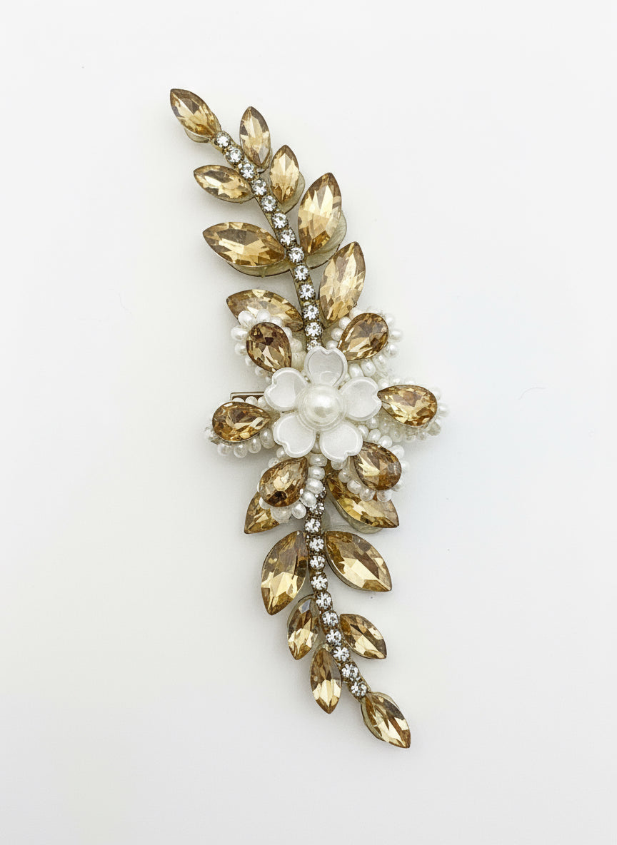 Flower style hair pins