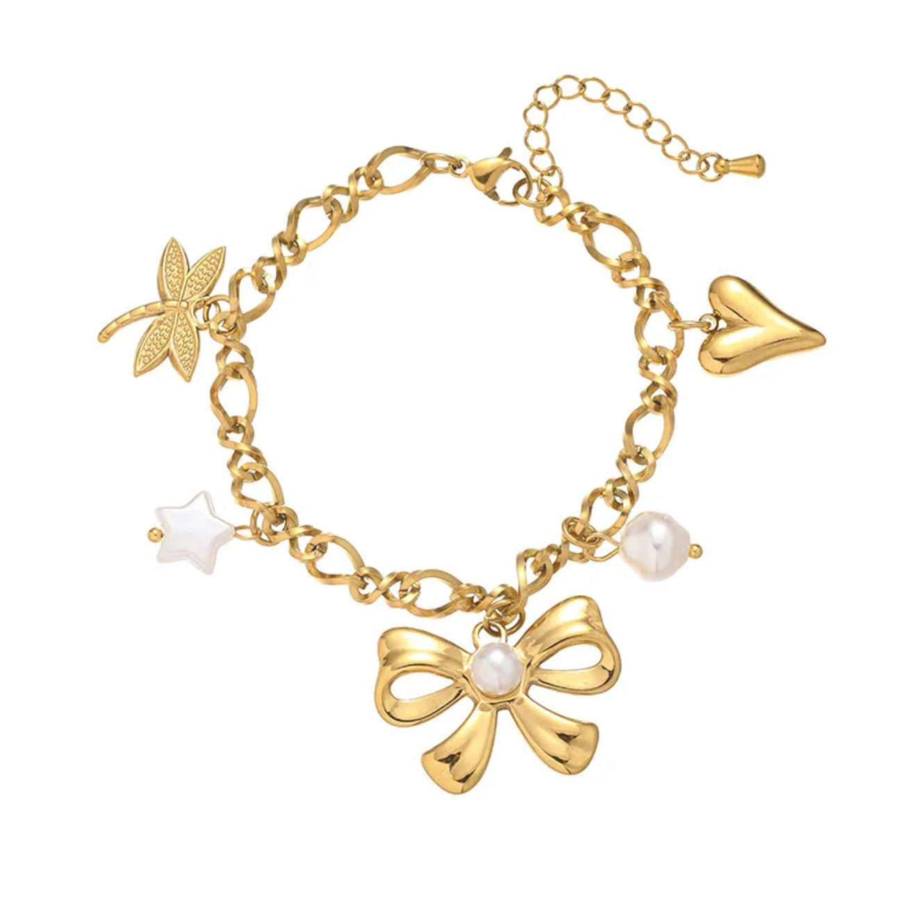Fashionable Stainless Steel Shell Star Pendant Necklace
Unique Design Ladies Bracelet Geometric Pattern Titanium steel jewelry