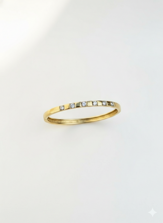 18k gold plated bangle