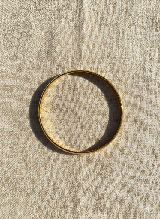 18k gold plated bangle