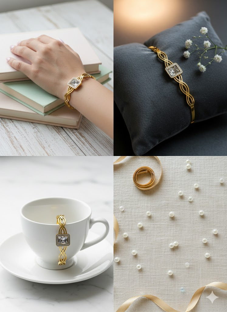 Stainless steel bangle