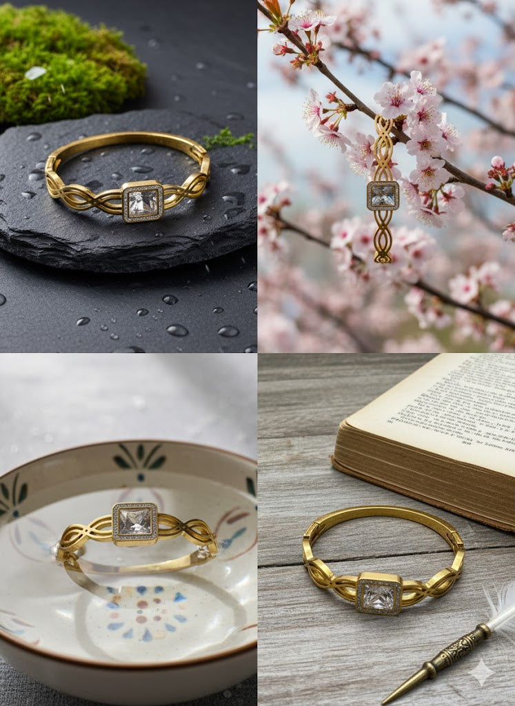 Stainless steel bangle