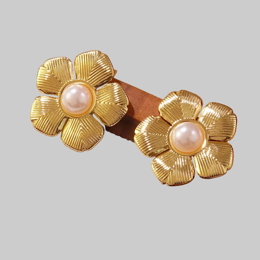 flower style studs