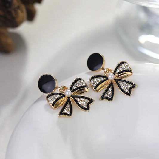 nlay Imitation Pearl Alloy Rhinestones Earrings Ocean Style Jewelry Geometric Earring Dating Essentials