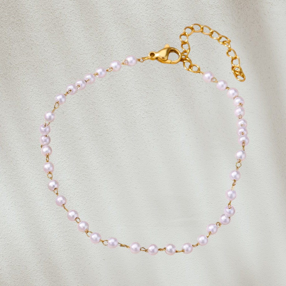 Gemstone anklet