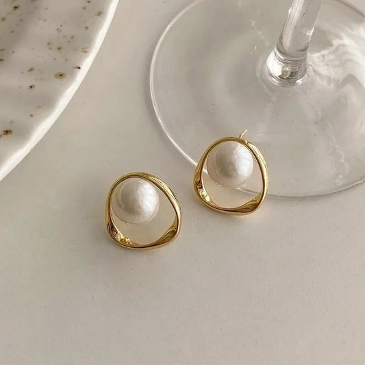 beautiful pearl studs